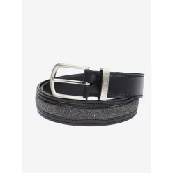 Crystal Insert Belt Black