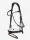 Kudos Patent Rolled Dressage Bridle Brown/White