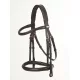 Arika Cavesson Bridle Brown/Silver
