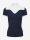 Emily Short Sleeve Show Shirt Navy