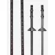 Magna Grip Rubber Reins Brown/Brass