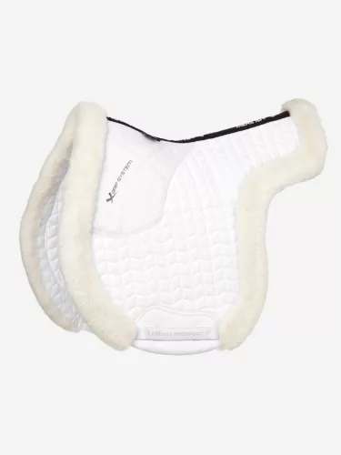 Merino+ Hunter Saddle Pad White/White