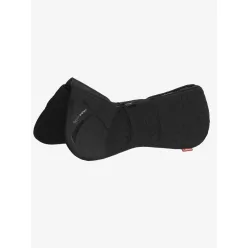  LeMieux ProSorb Plain 3 Pocket Quilted Half Pad Black - Large