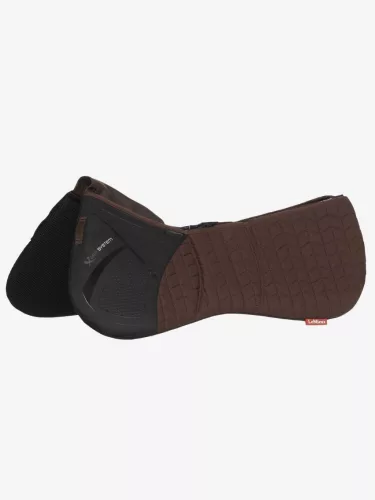 LeMieux ProSorb Plain 3 Pocket Quilted Half Pad Brown - Large