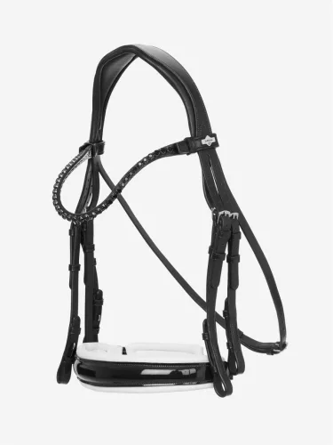 Kudos Double Bridle Black/White