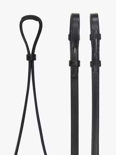 Curb Rein Black/Silver