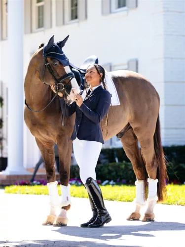 Jessica Mesh Show Jacket Navy