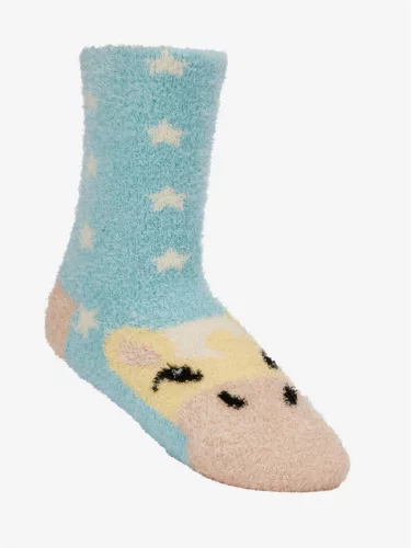 Mini Fluffy Character Socks Lemon