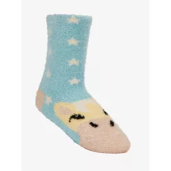 Mini Fluffy Character Socks Lemon