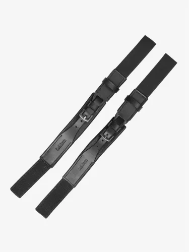 Leather Garter Straps Black