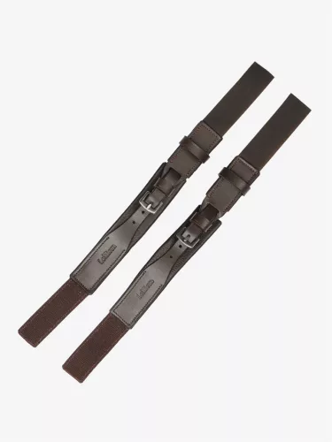 Leather Garter Straps Brown