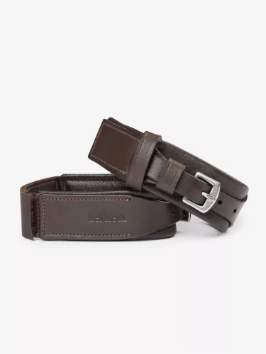 Leather Garter Straps Brown