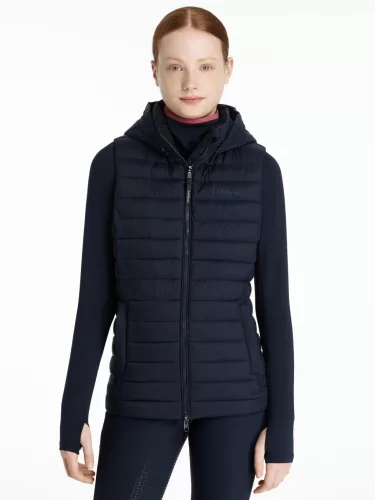 Young Rider Ruby Puffer Gilet Navy
