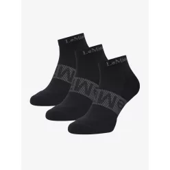 Trainer Socks 3 Pack Black