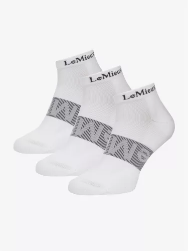 Trainer Socks 3 Pack White