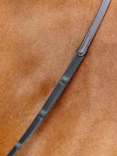 Ergo Grip Rubber Reins Brown