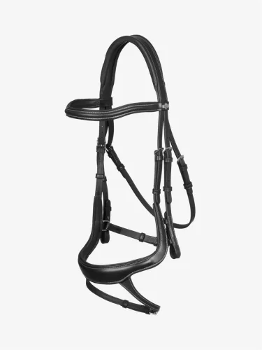 Arika Split Noseband Bridle Black