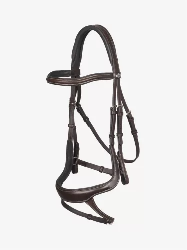 Arika Split Noseband Bridle Brown