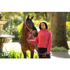 Vogue Headcollar & Leadrope Cranberry