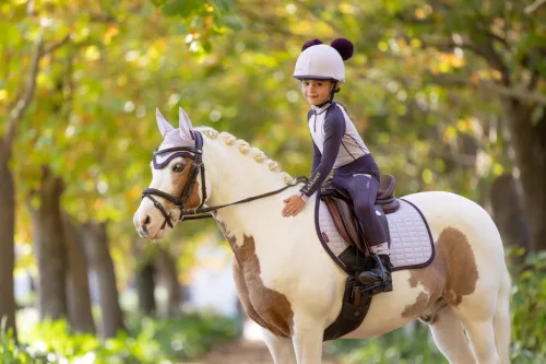 Suede Close Contact Square Lilac