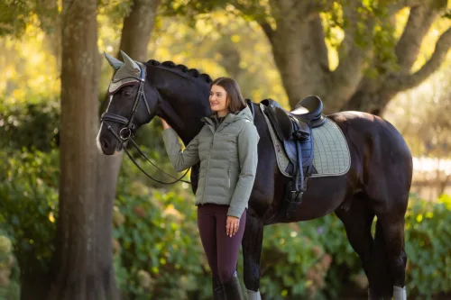 Suede Dressage Square Rosemary