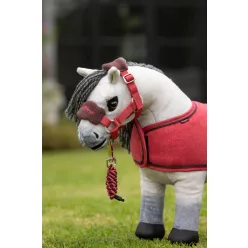 Toy Pony Vogue Headcollar & Leadrope Cranberry
