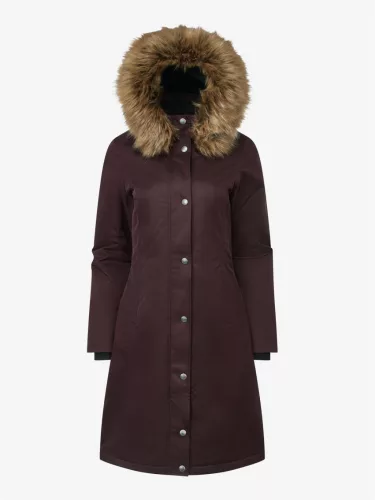 Anya Waterproof Riding Coat Damson