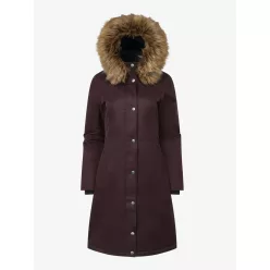 Anya Waterproof Riding Coat Damson