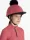 Classique Pom Hat Silk Cranberry