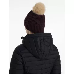 Clara Rib Beanie Damson