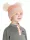 Mini Double Pom Beanie Peach Punch