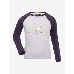 Mini Jamie Lemon Long Sleeve Top Lilac