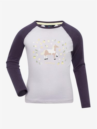 Mini Jamie Lemon Long Sleeve Top Lilac