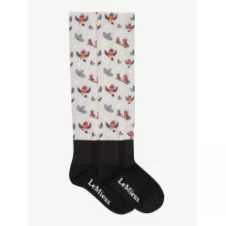 Footsie Socks Xmas Robins Almond