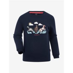 Mini Poppy Long Sleeve Top Navy