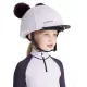 Mini Double Pom Hat Silk Lilac