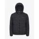 Mens Hooded Puffer Jacket Black