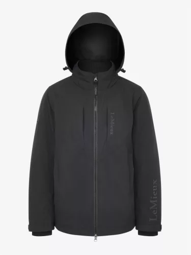 Young Rider Boys Waterproof Team Jacket Black