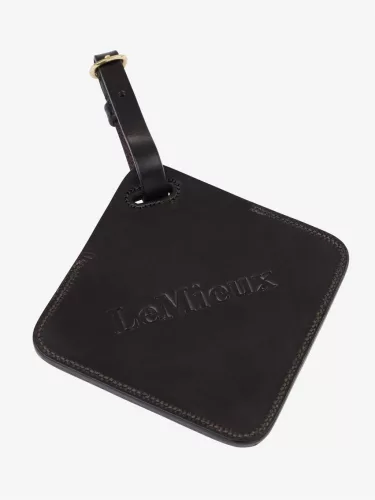 Leather Luggage Tag Brown