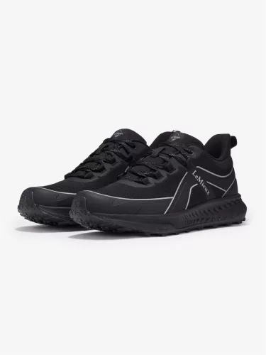 Mens Trax Viva Waterproof Trainer Black