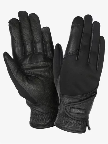 Hybrid Riding Gloves Black