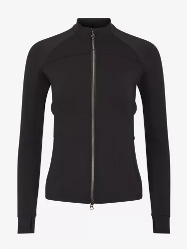 Aspen Brushed Zip Through Jacket Black