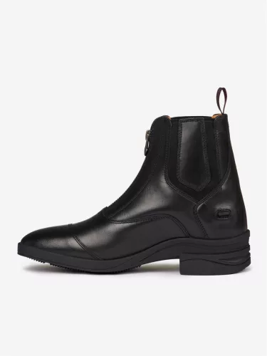Junior Zip Paddock Boot Black