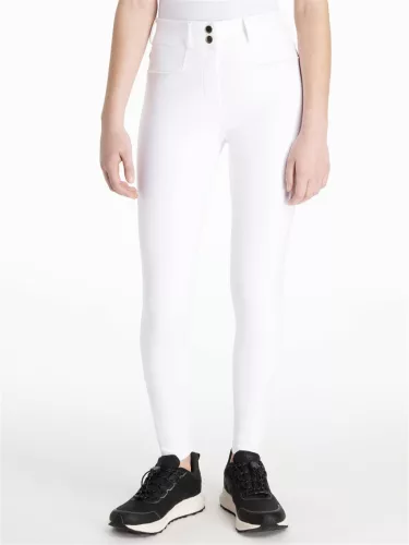 Young Rider Izzy Knee Grip Breeches White