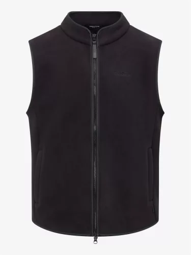 Mens Fleece Gilet Black