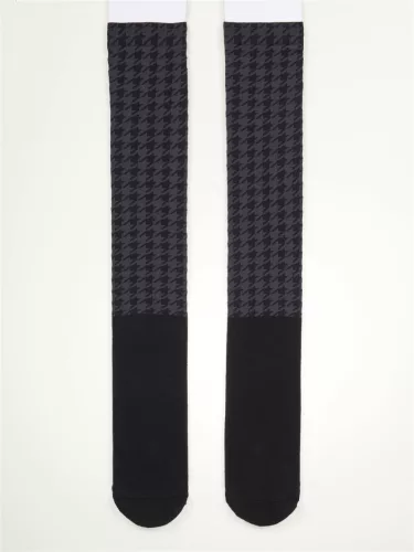 Aspen Houndstooth Sock
