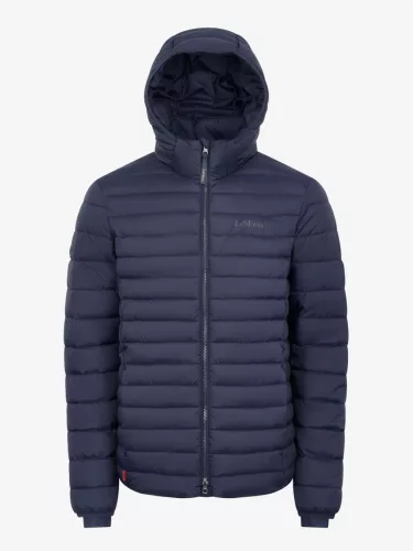 Mens Hooded Puffer Jacket Navy
