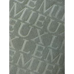 Arika Monogram Fleece Rug Rosemary