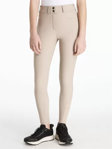 Young Rider Izzy Knee Grip Breeches Almond