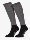 Aspen Herringbone Sock Black